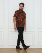 The Oxblood Jacquard Shirt