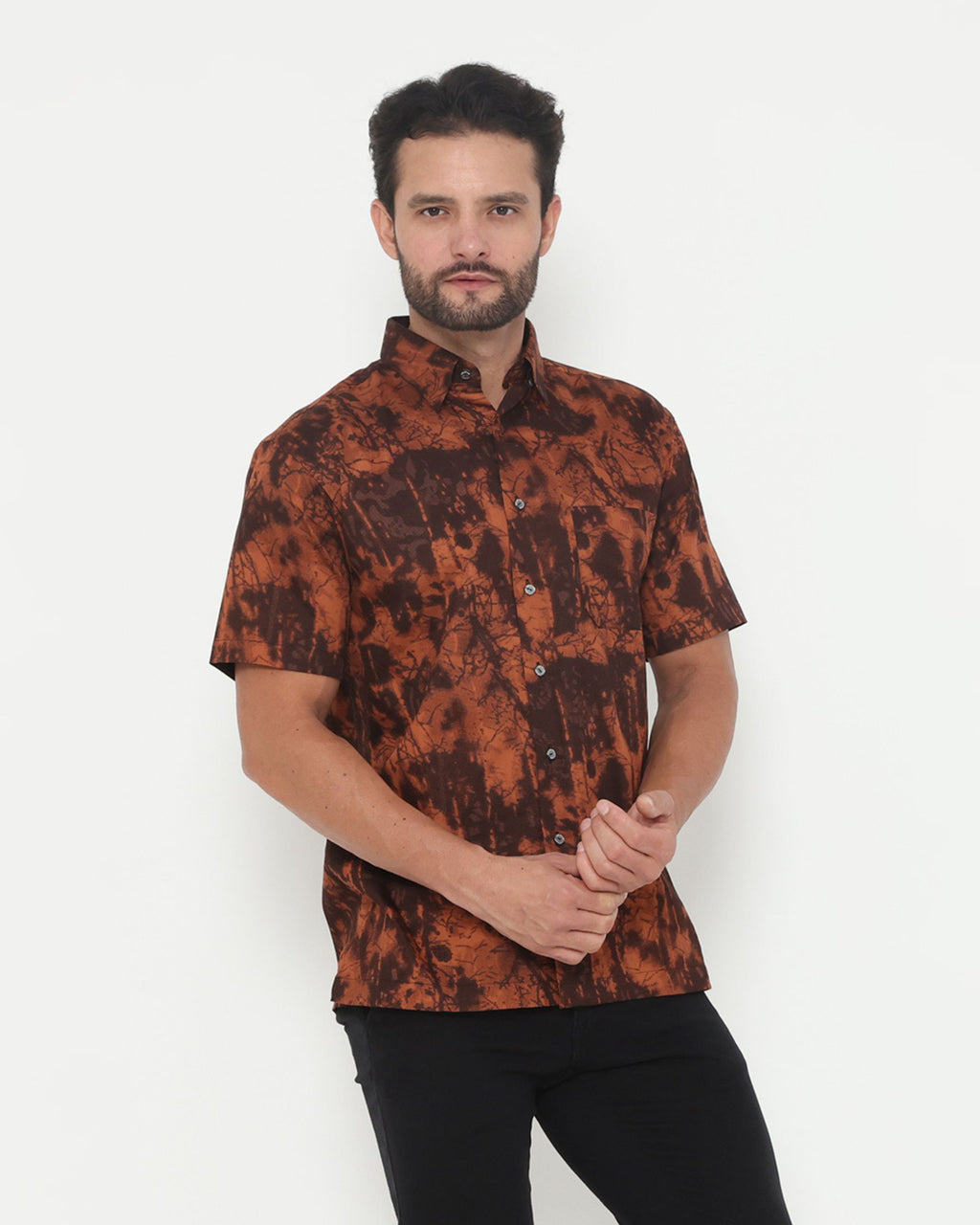 The Oxblood Jacquard Shirt