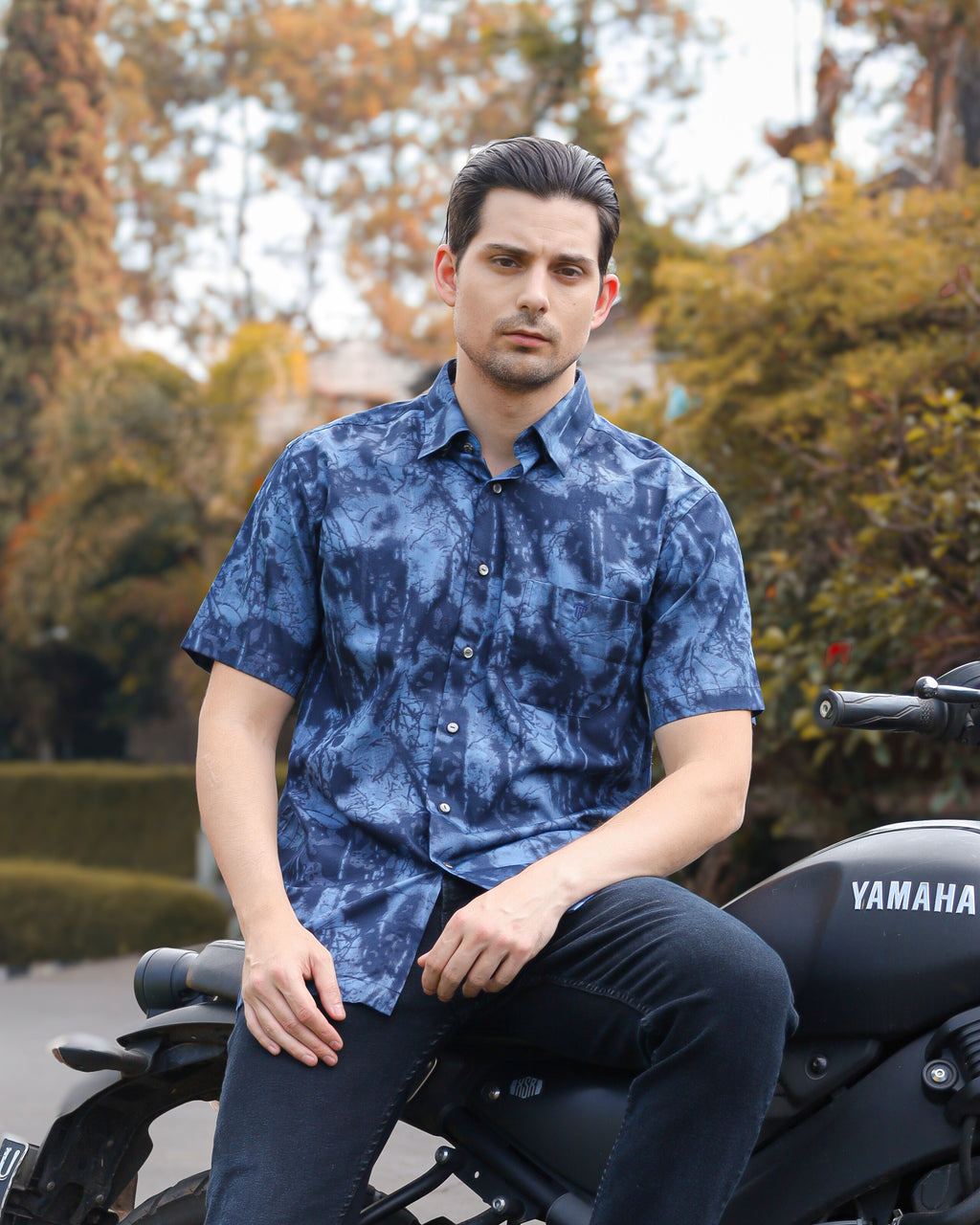 Azure Marble Shirt
