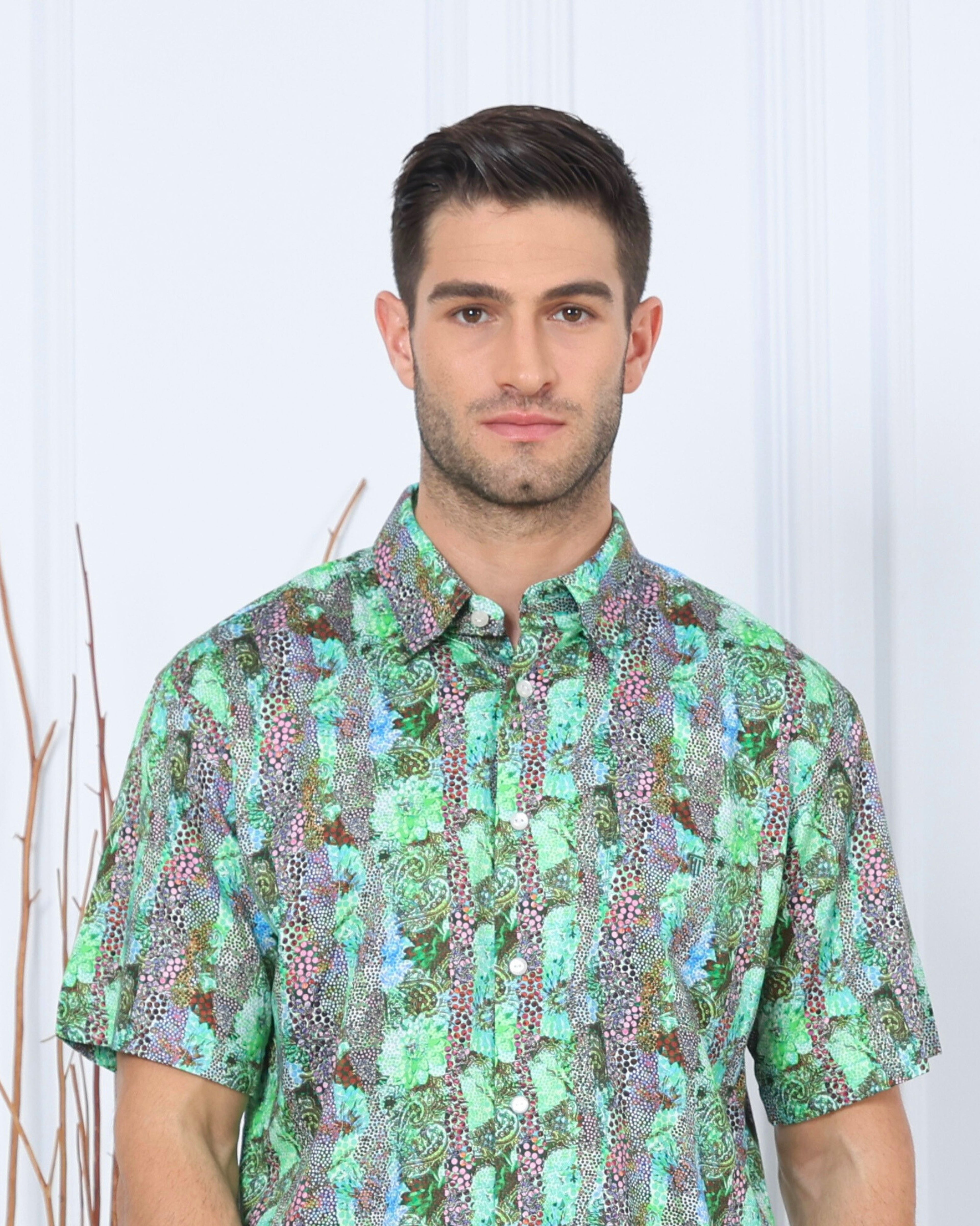 Verdant Panel Shirt