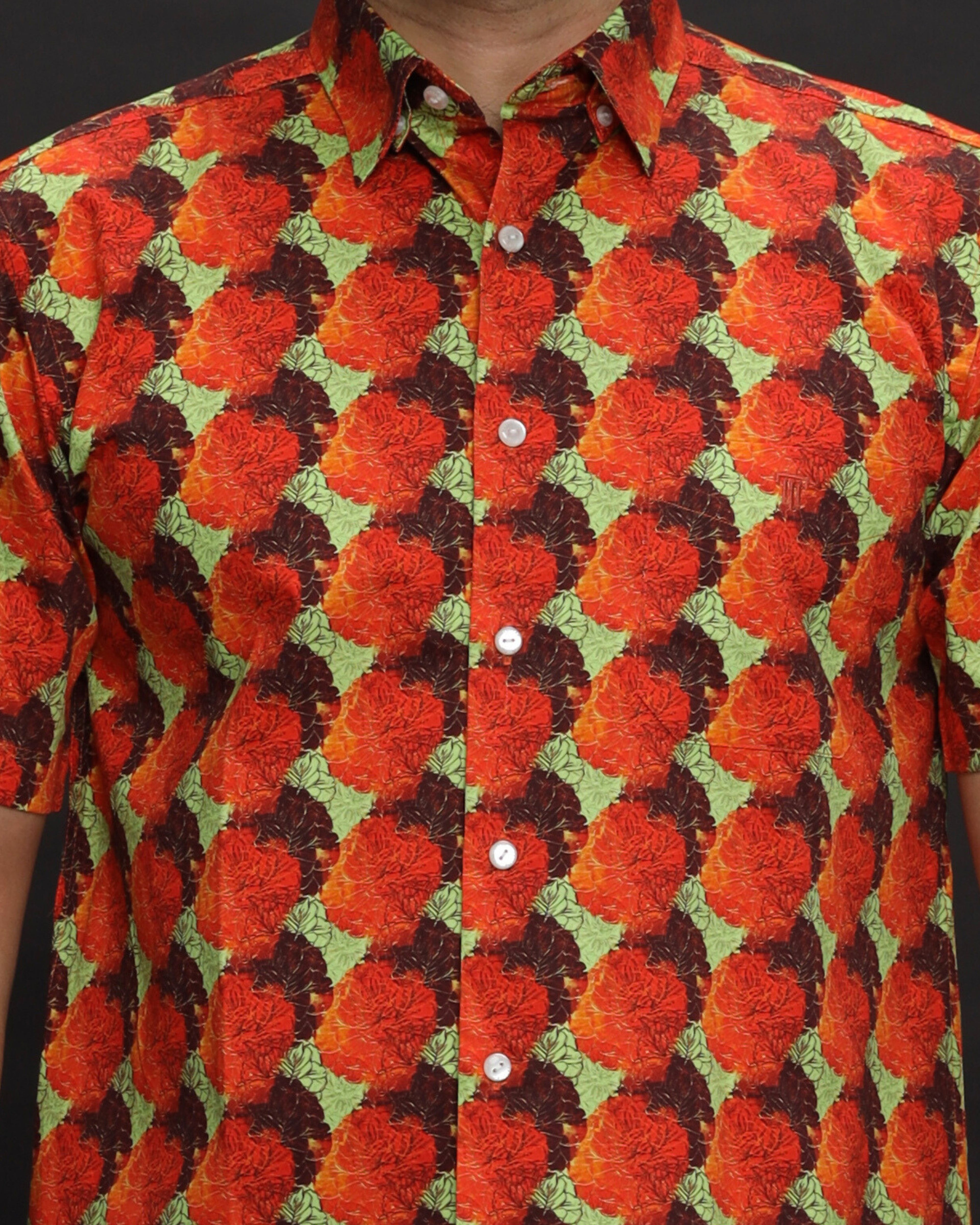 Rosso Floral Shirt