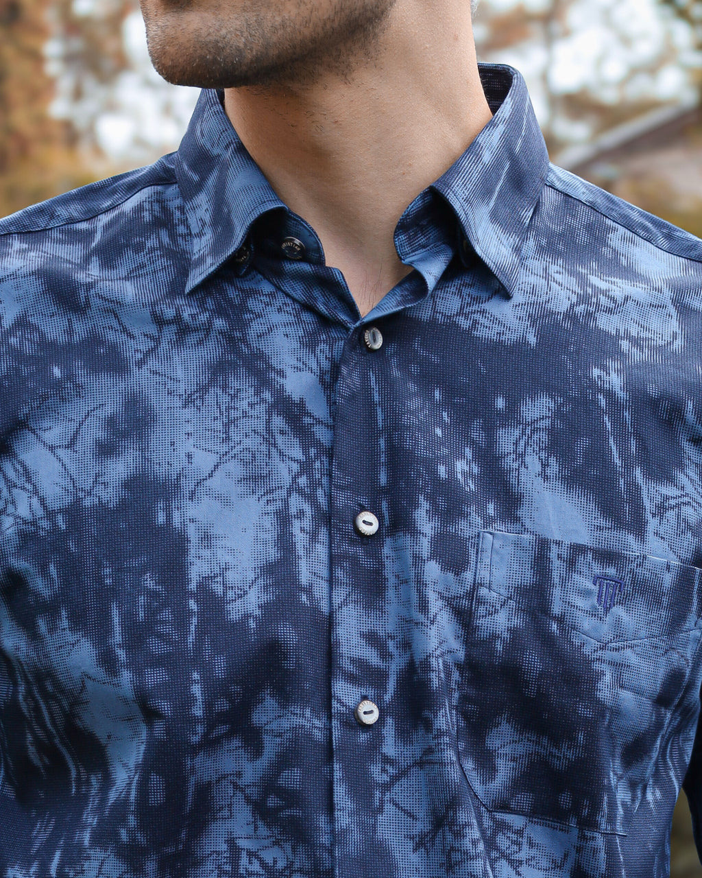 Azure Marble Shirt