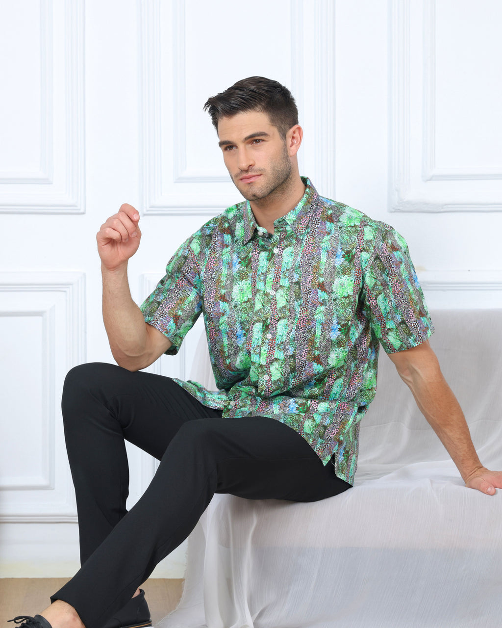 Verdant Panel Shirt
