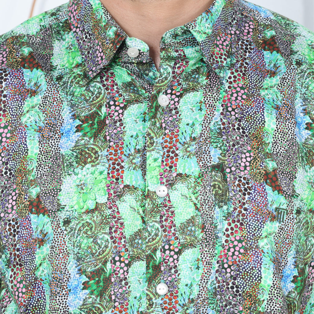 Verdant Panel Shirt