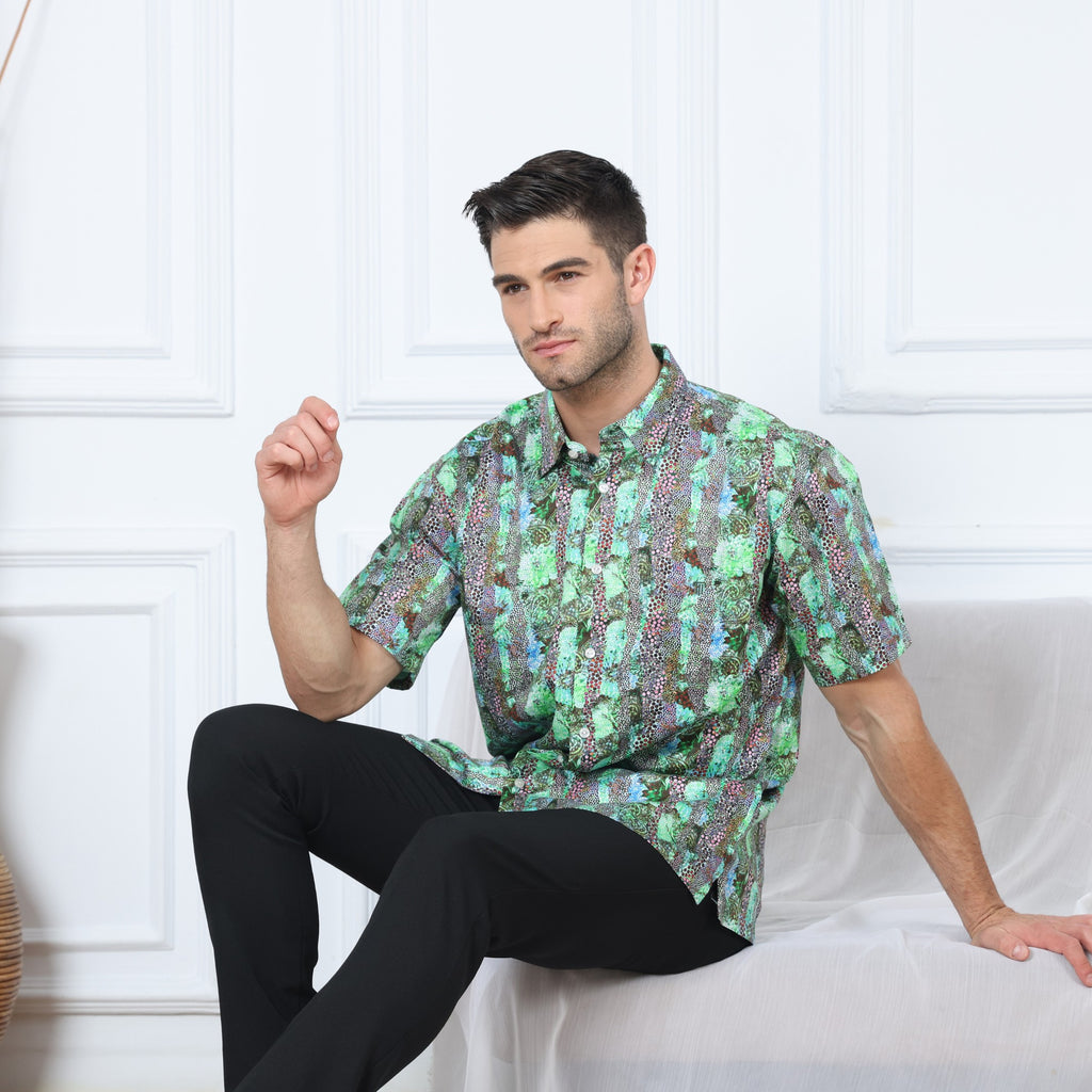 Verdant Panel Shirt