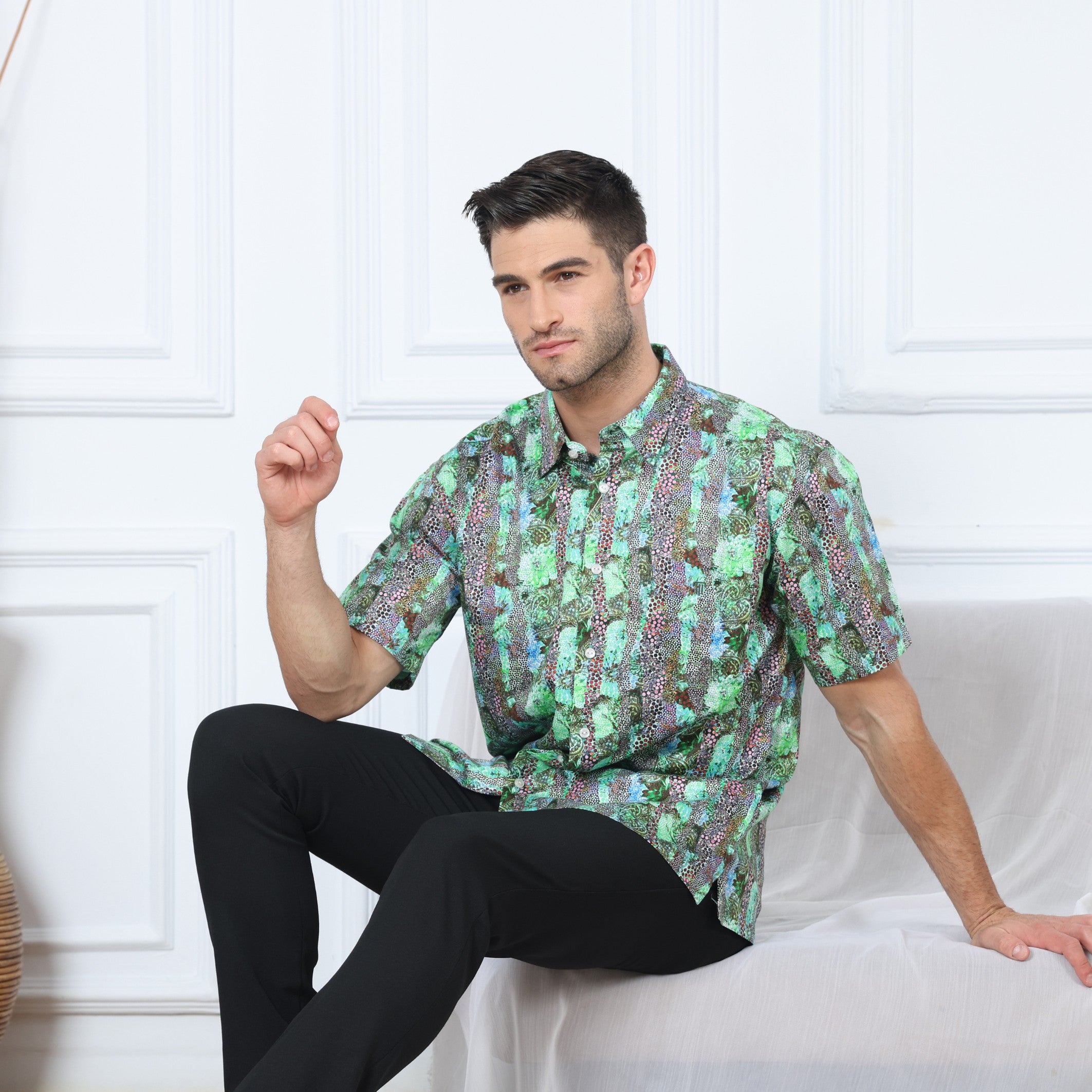 Verdant Panel Shirt