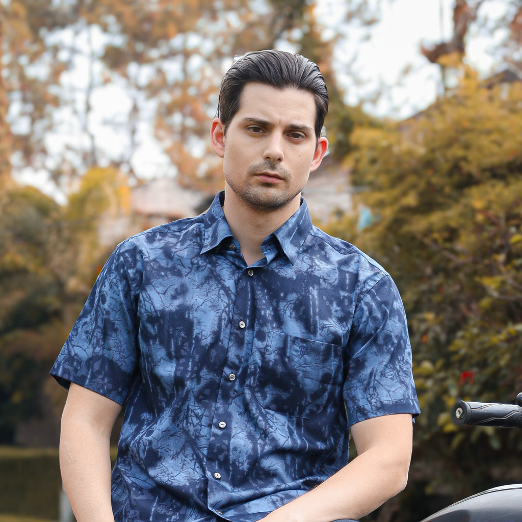 Azure Marble Shirt