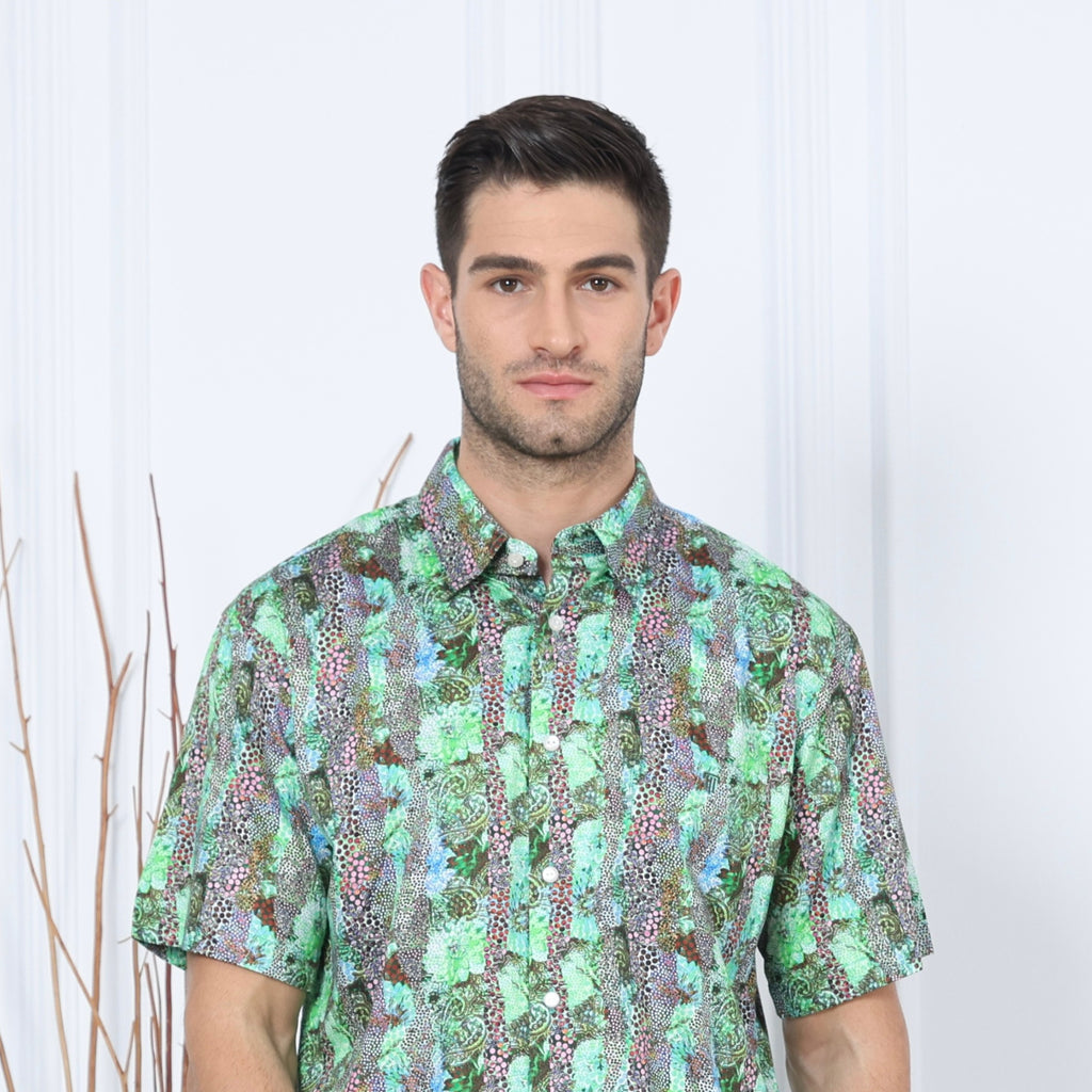 Verdant Panel Shirt