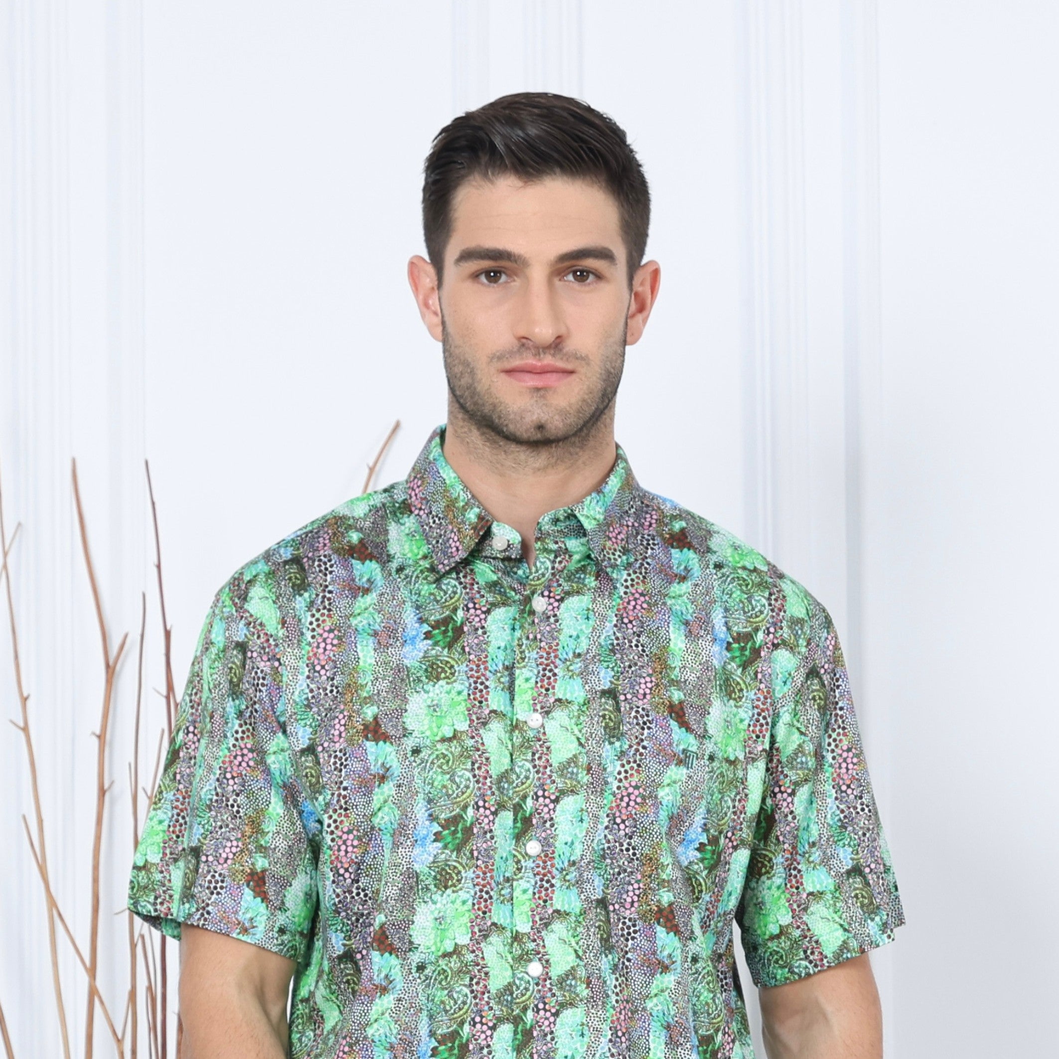 Verdant Panel Shirt