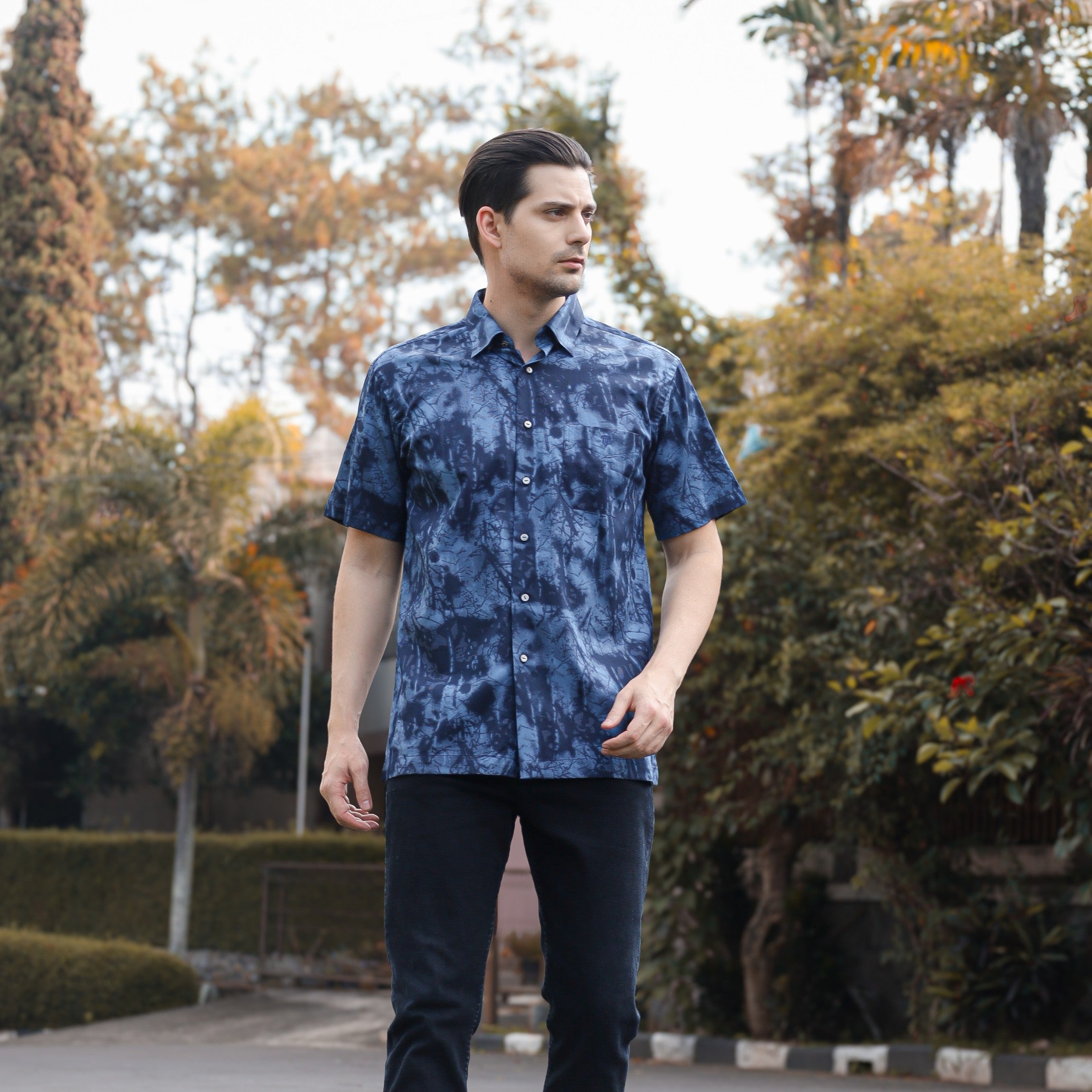 Azure Marble Shirt