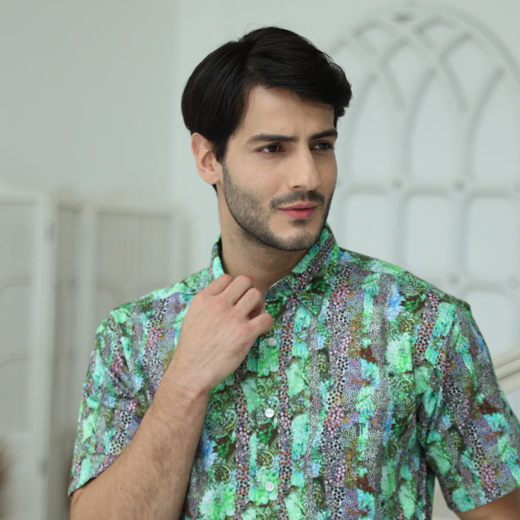 Verdant Panel Shirt